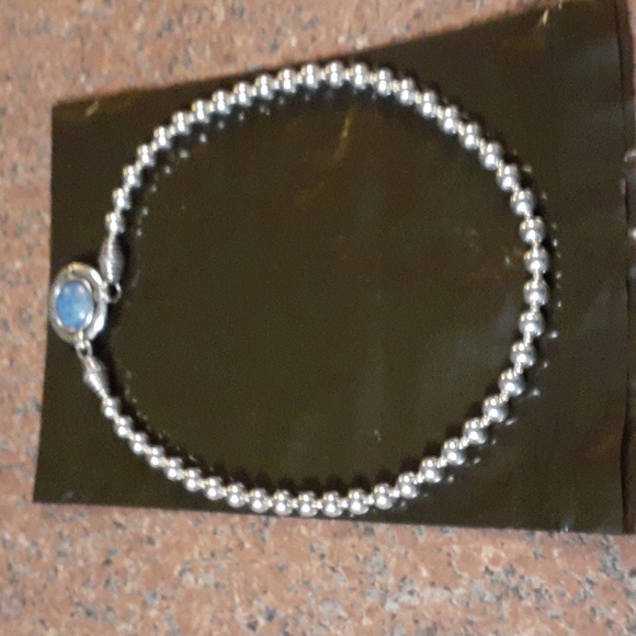 Vintage estate! Sterling silver and lapis 2 in one necklace - Picture 8 of 9